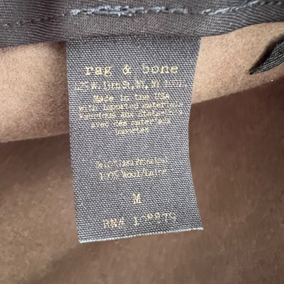 RAG & BONE Floppy Brimmed Fedora in Brown - M